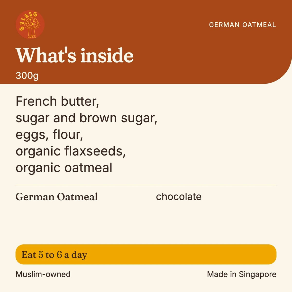 German Oatmeal full contents